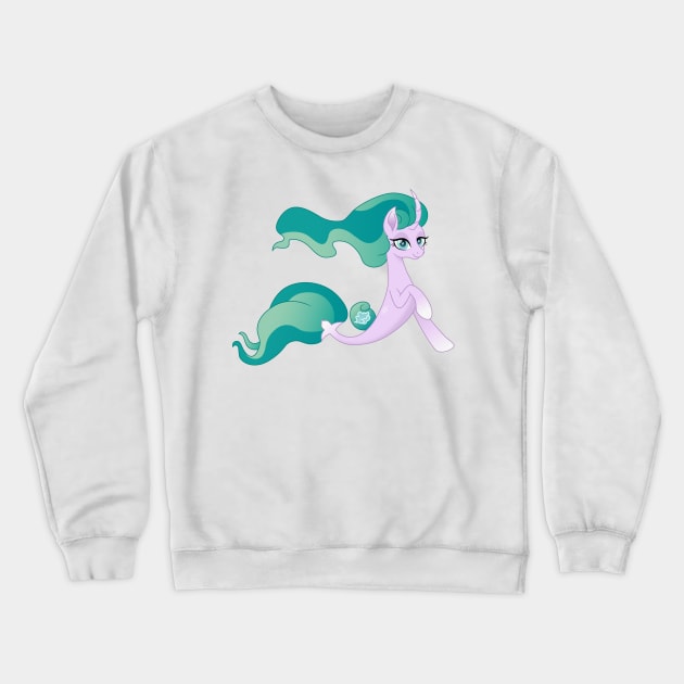 Mistmane seapony Crewneck Sweatshirt by CloudyGlow